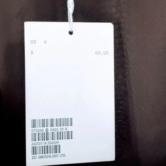 & other stories Draped Metallic Satin Mini Skirt Sz 6 - Picture 11 of 11